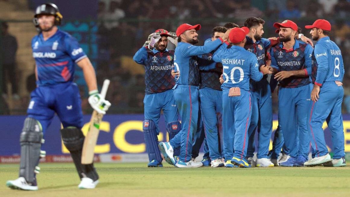 Afghanistan stun England in a major upset